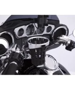 Parts Unlimited Cup Holders Ciro® Big Ass® Chrome Drink Cup Holder, Perch Mount, 0636-0134