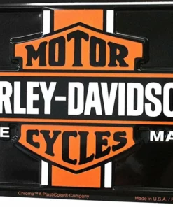 Chroma Auto & Garage Harley-Davidson® Vintage Bar & Shield Front License Plate, CG1941