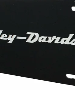 Chroma Harley-Davidson® H-D Text Acrylic Black Front License Plate CG2016 Auto & Garage
