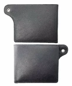 Hair Glove® 4" Full Grain Leather Black Wallet, 73200