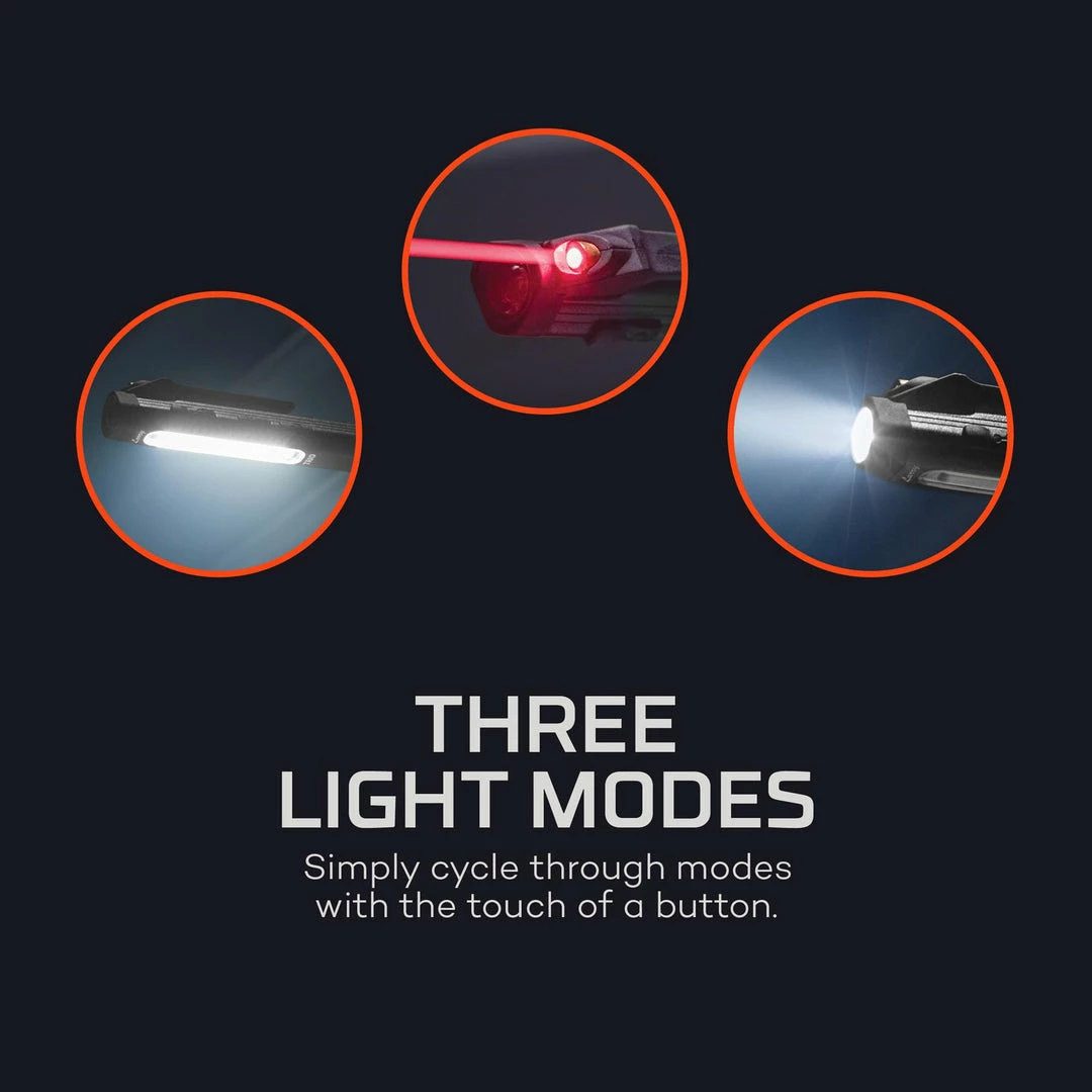 NEBO® Larry TRIO Rechargeable 300 Lumens Flashlight 4 NEBO® Larry TRIO Rechargeable 300 Lumens Flashlight