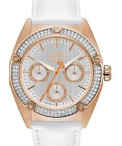 Bulova Harley-Davidson® Rose-Gold Chronograph W/ Swarovski® Crystals Watch