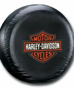 Plasticolor Auto & Garage Harley-Davidson® Orange Bar & Shield Tire Cover, 796