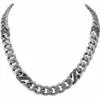 MOD Harley-Davidson® Men's Steel H-D Script Banner Curb Link Chain Metal Necklace HSN0079