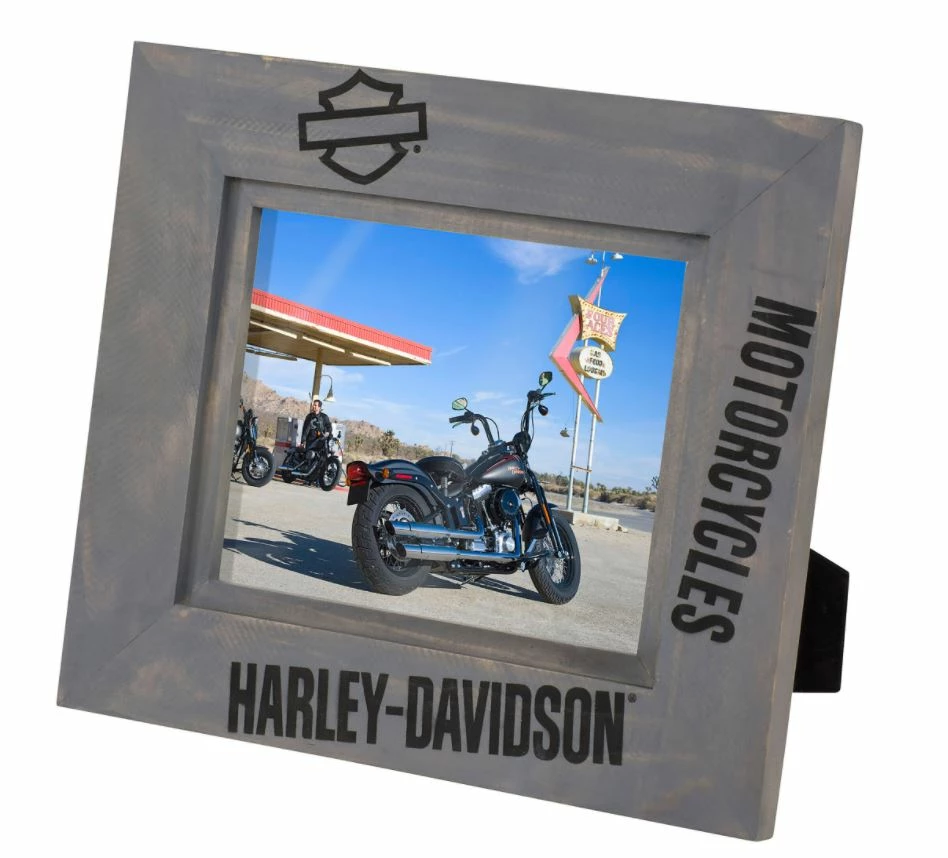 Ace Branded Harley-Davidson® H-D Wood Picture Frame - 8" X 10" Home 3 Ace Branded Harley-Davidson® H-D Wood Picture Frame - 8" X 10" Home
