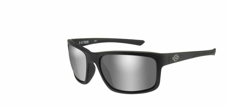Wiley X Sunglasses & Goggles Harley-Davidson® Men's Twin Sunglasses, Silver Flash Lenses & Matte Black Frames 3 Wiley X Sunglasses & Goggles Harley-Davidson® Men's Twin Sunglasses, Silver Flash Lenses & Matte Black Frames