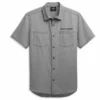 Harley-Davidson® Men's 2x Bar & Shield Logo Denim Shirt, 96447-21VM