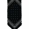 Accessories Hair Glove® Black Paisley Bandana Tube, 80005 2 Accessories Hair Glove® Black Paisley Bandana Tube, 80005
