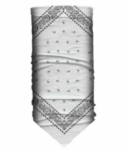 Accessories Hair Glove® White Paisley Bandana Tube, 80012