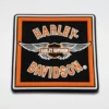 Symbol Arts Harley-Davidson® H-D Winged Bar & Shield Mile-Tile Rubber Magnet 8007157