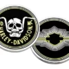 Symbol Arts Gifts & Collectibles Harley-Davidson® Retro Handlebar Skull Coin, 8011161