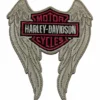 Symbol Arts Harley-Davidson® 2" Embroidered Winged Bar & Shield Logo Emblem Sew-On Patch
