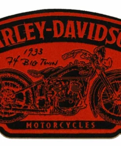 Symbol Arts Harley-Davidson® 4.5" Embroidered Timeline Motorcycle Emblem Sew-On Patch Decals & Patches