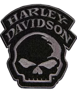 Symbol Arts Harley-Davidson® 4" H-D Willie G Skull Patch Decals & Patches