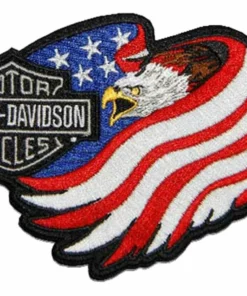 Symbol Arts Decals & Patches Harley-Davidson® 5" Eagle Flag Patch