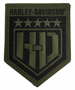 Symbol Arts Decals & Patches Harley-Davidson® 3.5" H-D Green Shield Patch