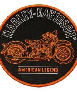 Symbol Arts Harley-Davidson® 4" Round American Legend Patch Decals & Patches