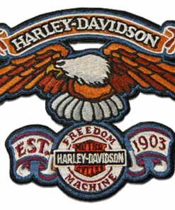 Symbol Arts Harley-Davidson® 6" Eagle Freedom Machine Patch