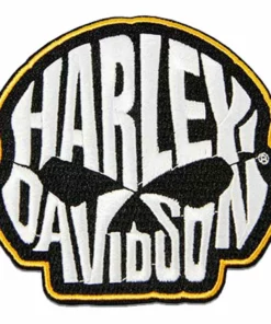 Symbol Arts Harley-Davidson® 4" H-D Text Skull Patch