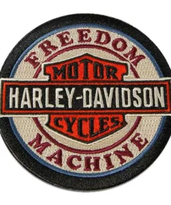 Symbol Arts Decals & Patches Harley-Davidson® 4" Round Freedom Machine Patch