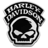 Symbol Arts Harley-Davidson® 1.5" Willie G Skull Logo Metal Pin, Silver Nickel Finish Gifts & Collectibles