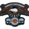 Symbol Arts Harley-Davidson® 1.75" Eagle Freedom Machine Metal Pin, Black Finish