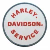 Symbol Arts Decals & Patches Harley-Davidson® 4 In. Embroidered Original Service Emblem Sew-On Patch - White