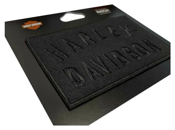 Global Products Harley-Davidson® 4 In. Embroidered Minimal Black H-D Text Emblem Sew-On Patch Decals & Patches 3 Global Products Harley-Davidson® 4 In. Embroidered Minimal Black H-D Text Emblem Sew-On Patch Decals & Patches