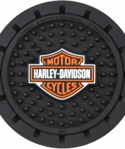 Plasticolor Harley-Davidson® Bar & Shield Car Drink Holder Coaster, Set Of 2 Auto & Garage