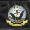 Parts Unlimited Pro Pad® US Navy Flag, 6"x9", 0521-0974 Bike