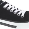 Wolverine Harley-Davidson® Women's Zia 2" Black Canvas W/ White Trim Sneakers D83817