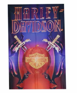 Memory Company Harley-Davidson® Bar & Shield Pumpkin Decorative Garden Flag Home