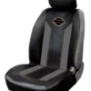 Plasticolor Harley-Davidson® Deluxe Bar & Shield Sideless 3-Piece Seat Cover, Black – Single, 8689