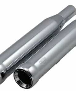 Parts Unlimited Cobra® 3" Neighbor Hater Mufflers For '04-'13 XL - Chrome, 1801-1400 Pipes