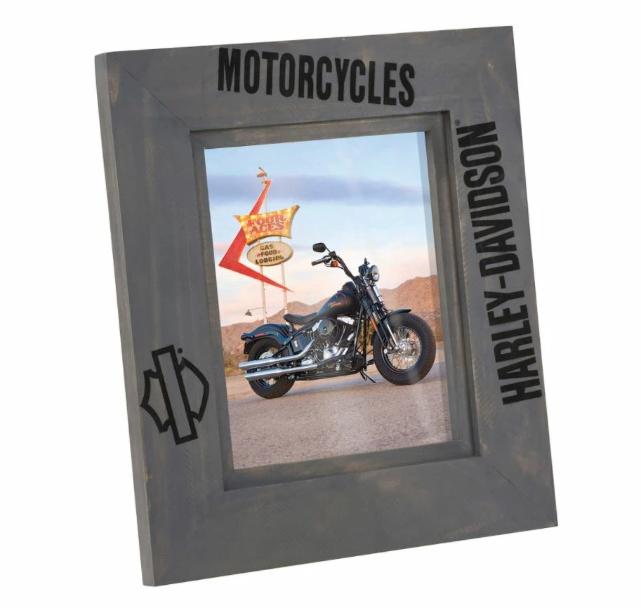 Ace Branded Harley-Davidson® H-D Wood Picture Frame - 8" X 10" Home 4 Ace Branded Harley-Davidson® H-D Wood Picture Frame - 8" X 10" Home