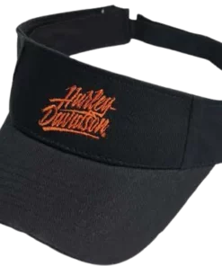 Superstition Harley-Davidson Harley-Davidson® H-D Script Razor Low Visor, Black Hats
