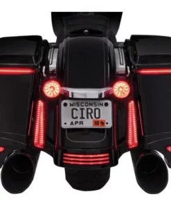 Parts Unlimited Ciro® Bag Light Blades - Red Turn Signals, 2040-2029 Bike