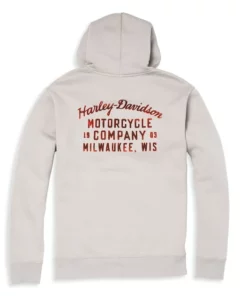 Harley-Davidson® Large Oil Can Bar & Shield Distressed Pullover Hoodie 96133-22VM Sweaters & Hoodies