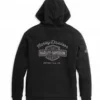 Harley-Davidson® Men's 3X Chainstitch Embroidery Graphic Zip Front Hoodie 96134-22VM