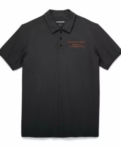 Harley-Davidson Harley Davidson® Men's Special Oil Polo, Black 96330-22VM