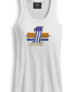 Harley-Davidson® Women's #1 Logo Retro Tank, 96399-20VW