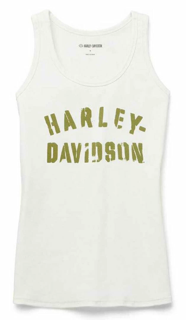 Harley-Davidson® Women's Ultra Classic Stencil Sleeveless Tank Top 96438-22VW 3 Harley-Davidson® Women's Ultra Classic Stencil Sleeveless Tank Top 96438-22VW