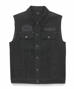 Harley-Davidson® Men's XL Limited Edition Denim Sturgis Vest - 96493-22VM