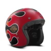 Harley-Davidson® Retro Flame B01 3/4 Helmet, Gloss Black 98209-18VX