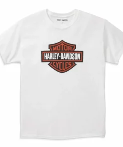 Harley-Davidson® Men's Bar & Shield Graphic Tee, White 99014-22VM
