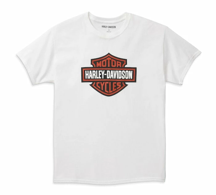 Harley-Davidson® Men's Bar & Shield Graphic Tee, White 99014-22VM 3 Harley-Davidson® Men's Bar & Shield Graphic Tee, White 99014-22VM