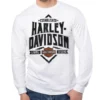 Superstition Harley-Davidson Harley-Davidson® Men's Living Legend Long Sleeve Tee, White