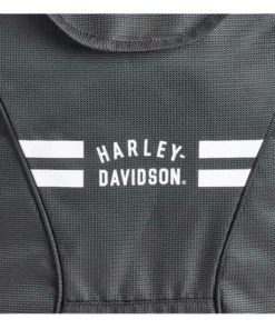 Athalon Backpacks Harley-Davidson® Sling Backpack, Sport Cloth Drawstring Bag - Off-White/Black