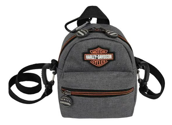 Athalon Backpacks Harley-Davidson® Mini-Me Small Backpack, Heather Gray 3 Athalon Backpacks Harley-Davidson® Mini-Me Small Backpack, Heather Gray