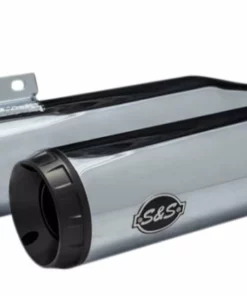 Parts Unlimited S & S Cycle® Grand National Race Mufflers For Softail - Chrome, 1801-1361 Pipes